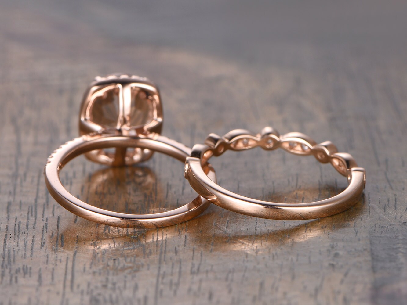 6x8mm-oval-cut-morganite-engagement-ring-set-2pcs-14k-rose-gold-diamond-halo-half-eternity-art-deco-band
