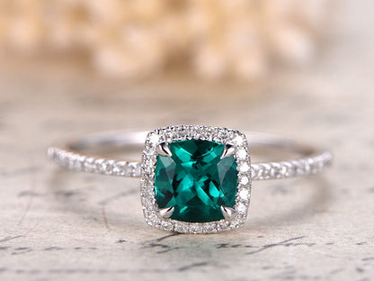 6mm-cushion-cut-emerald-engagement-ring-vintage-14k-white-gold-may-birthstone-halo-pave-diamond