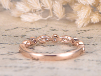 Alliances en diamants, alliances éternité, bague de fiançailles sertie clos, alliance milgrain, alliance Art déco en tanzanites, or rose massif 14 carats