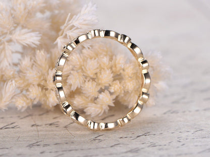sapphire-wedding-band-14k-yellow-gold-full-eternity-band-bezel-diamond-milgrain-band-art-deco