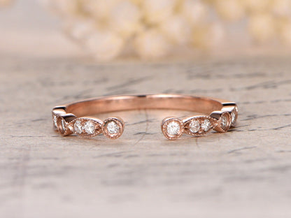 diamond-wedding-band-14k-rose-gold-art-deco-half-eternity-band-bezel-milgrain-opening-5mm