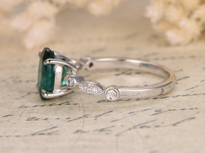 6x8mm-oval-cut-emerald-engagement-ring-solid-14k-white-gold-diamond-accent-art-deco-band-design