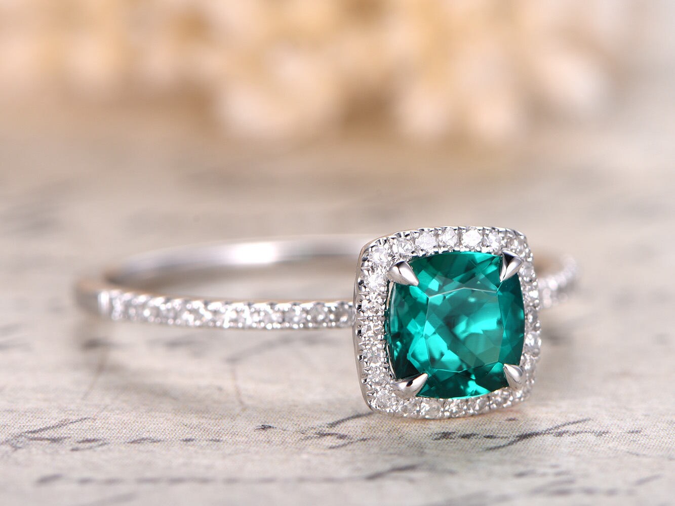6mm-cushion-cut-emerald-engagement-ring-vintage-14k-white-gold-may-birthstone-halo-pave-diamond