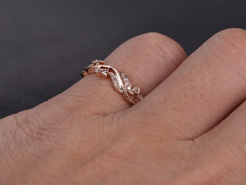 wave-diamond-wedding-band-14k-rose-gold-full-eternity-band-flower-design