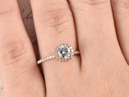 5mm-round-cut-moissanite-engagement-ring-14k-yellow-gold-diamond-halo-half-eternity-band