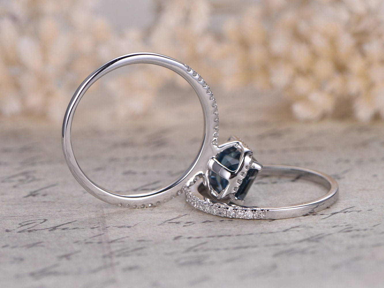 6x8mm-emerald-cut-topaz-engagement-ring-set-2pcs-solid-14k-white-gold-diamond-matching-band