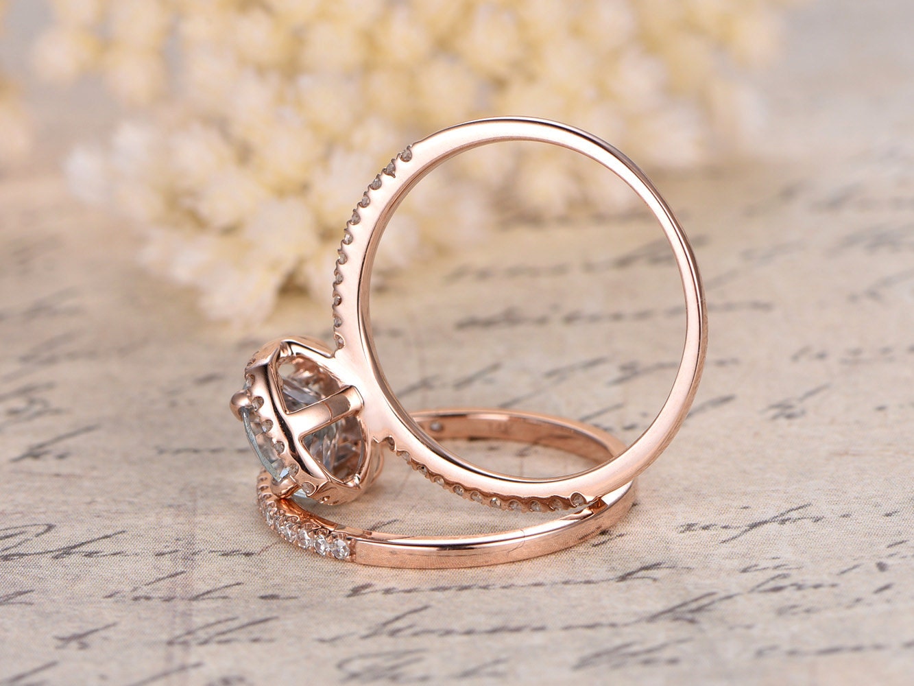 7x9mm-oval-cut-aquamarine-engagement-ring-set-2pcs-14k-rose-gold-diamond-cushion-halo-half-eternity