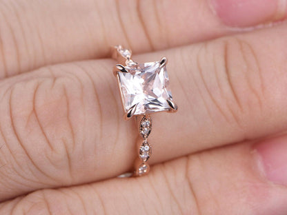 7mm-princess-cut-morganite-engagement-ring-14k-rose-gold-diamond-art-deco-solitaire