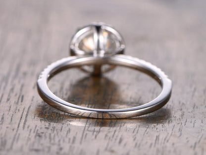 6.5mm-round-cut-moissanite-engagement-ring-14k-white-gold-halo-diamond-band-design-half-eternity-band