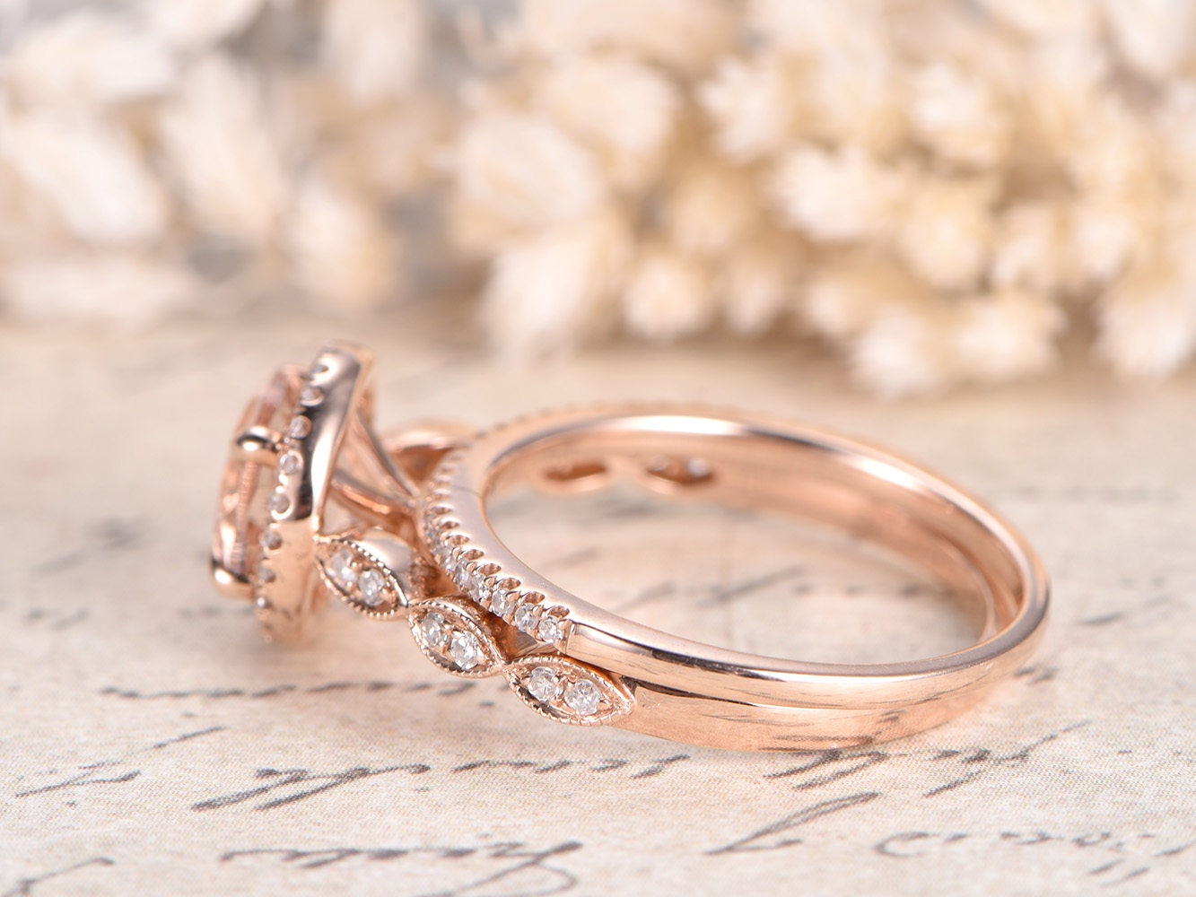 7mm-round-cut-morganite-engagement-ring-set-2pcs-diamond-halo-art-deco-band-thin-matching-band