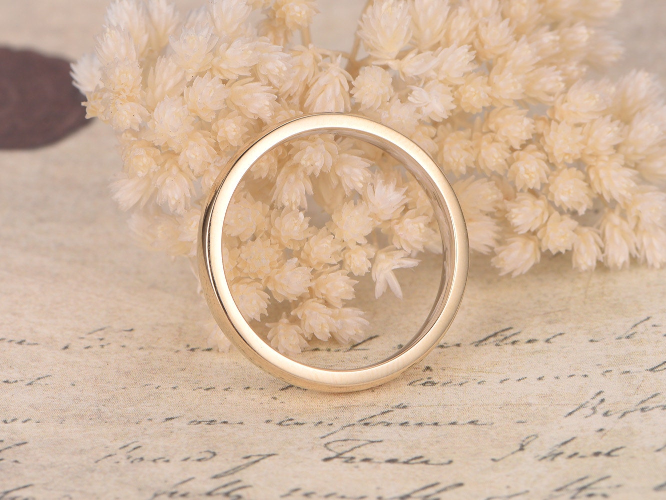 Bague double en or pour homme, bague de fiançailles, bague en or pour homme, bague classique, bague Pristin, alliance pour homme, bague unisexe, bague pour homme, bague de promesse pour homme