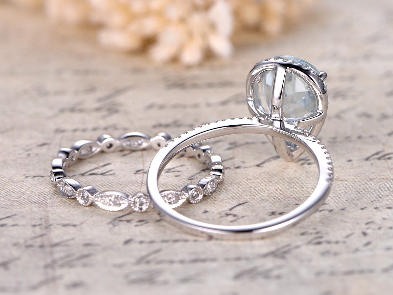 8x12mm-pear-cut-aquamarine-engagement-ring-set-2pcs-14k-white-gold-diamond-halo-art-deco-matching-band-full-eternity