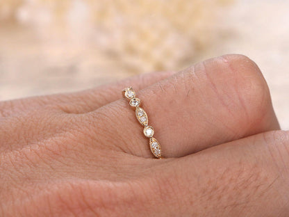 diamond-wedding-band-14k-yellow-gold-half-eternity-band-art-deco-design