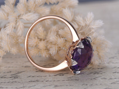 12mm-round-cut-amethyst-engagement-ring-14k-rose-gold-and-white-gold-diamond-accent-february-birthstone-plain-band