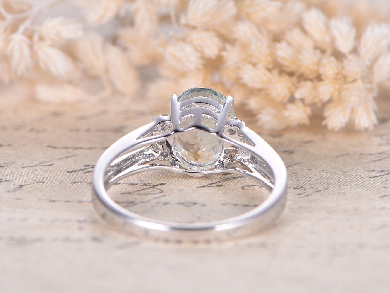 8x10mm-oval-cut-aquamarine-engagement-ring-14k-white-gold-diamond-plain-band-double-shank