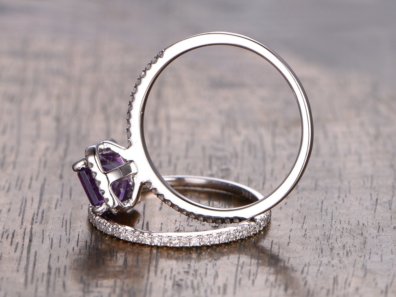 6x8mm-emerald-cut-amethyst-engagement-ring-set-2pcs-14k-white-gold-diamond-halo-half-eternity-thin-matching-band