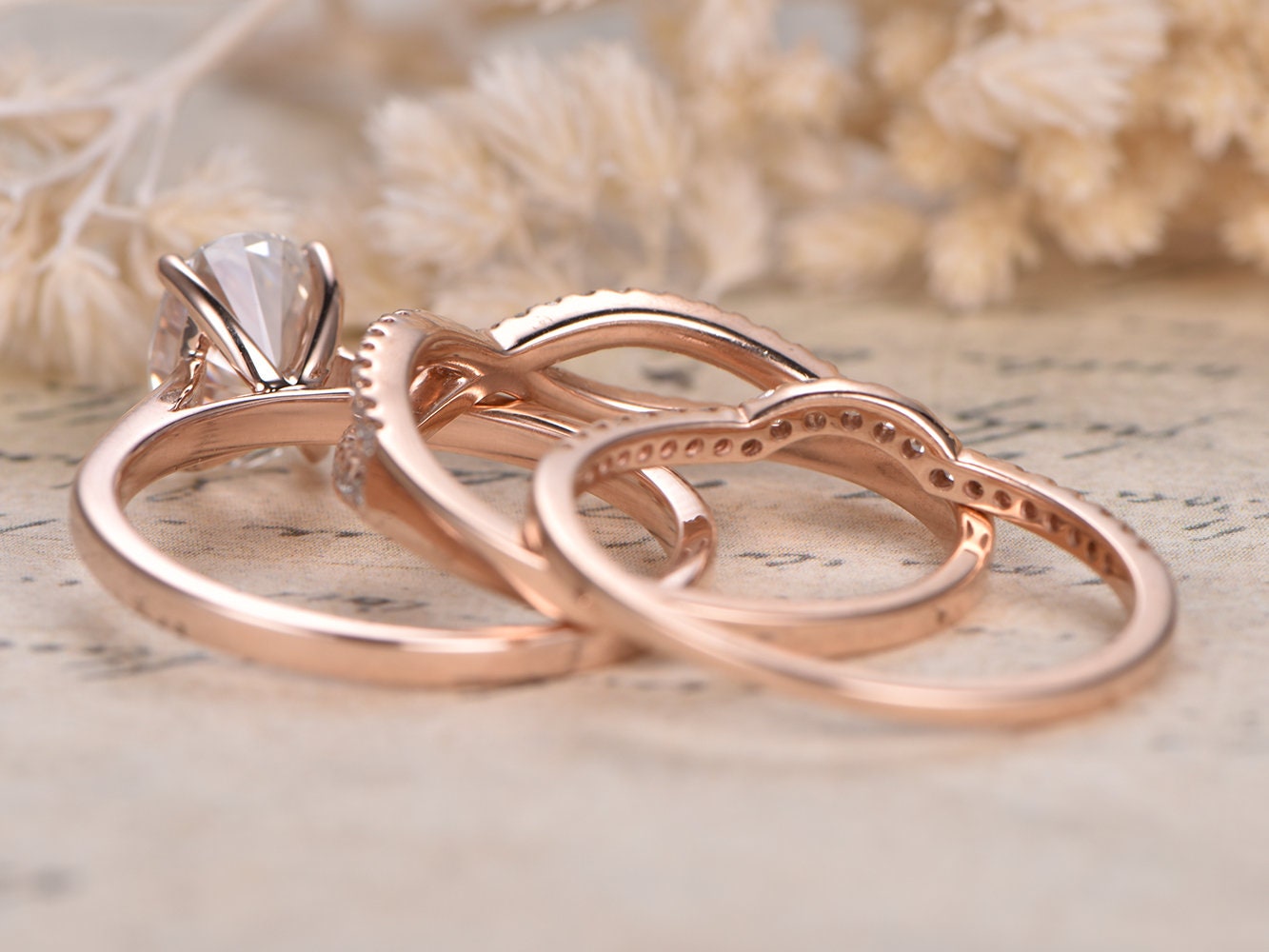6x8mm-oval-moissanite-engagement-ring-set-3pcs-twist-band-curved-matching-band-solitaire-design
