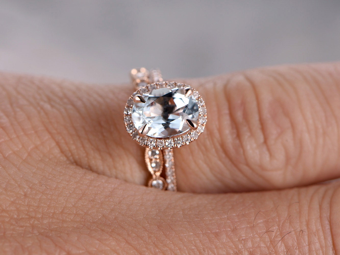 6x8mm-oval-cut-aquamarine-engagement-ring-set-2pcs-diamond-halo-half-eternity-art-deco-matching-band