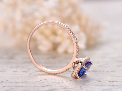 5x7mm-emerald-cut-tanzanite-engagement-ring-14k-rose-gold-diamond-halo-half-eternity