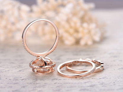 10x12mm-pear-cut-morganite-engagement-ring-set-3pcs-14k-rose-gold-diamond-halo-one-thin-band-one-art-deco-band