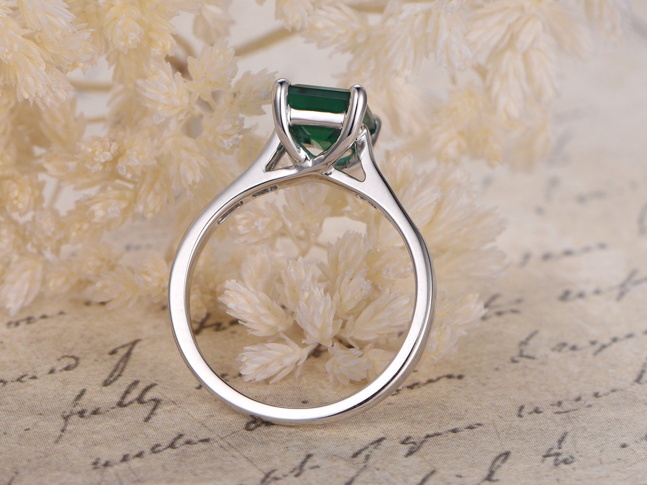 6x8mm-emerald-cut-emerald-engagement-ring-14k-white-gold-may-birthstone-ring-diamond-chanel-set