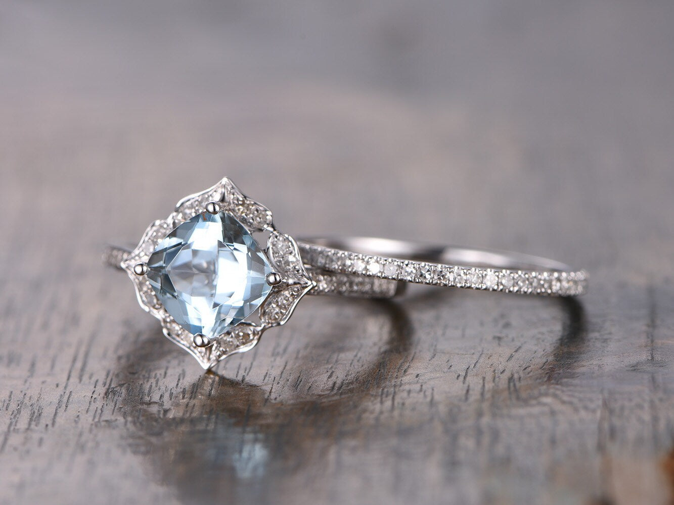 7mm-cushion-cut-aquamarine-engagement-ring-set-2pcs-diamond-floral-halo-half-eternity-thin-matching-band
