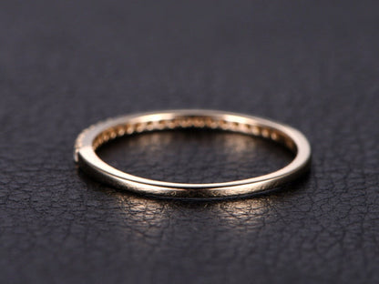 diamond-wedding-band-14k-yellow-gold-wedding-ring-half-eternity