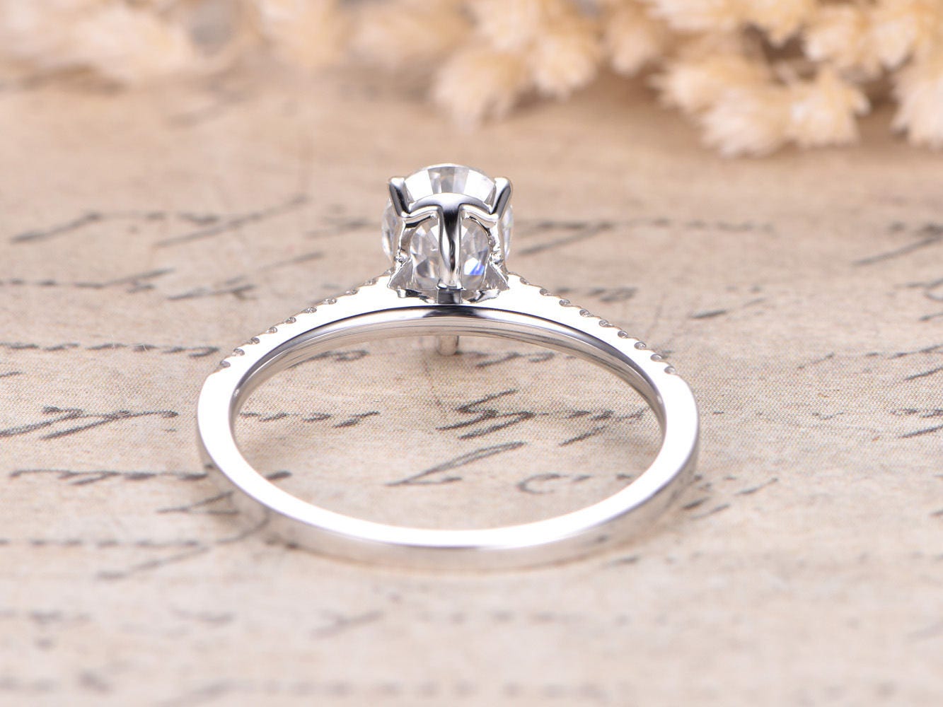 5x7mm-pear-cut-moissanite-engagement-ring-14k-white-gold-diamond-half-eternity-solitaire-design