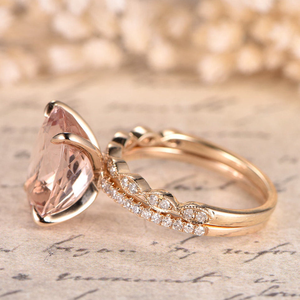 10x12-oval-cut-morganite-engagement-ring-set-2pcs-14k-rose-gold-diamond-art-deco-band-solitaire