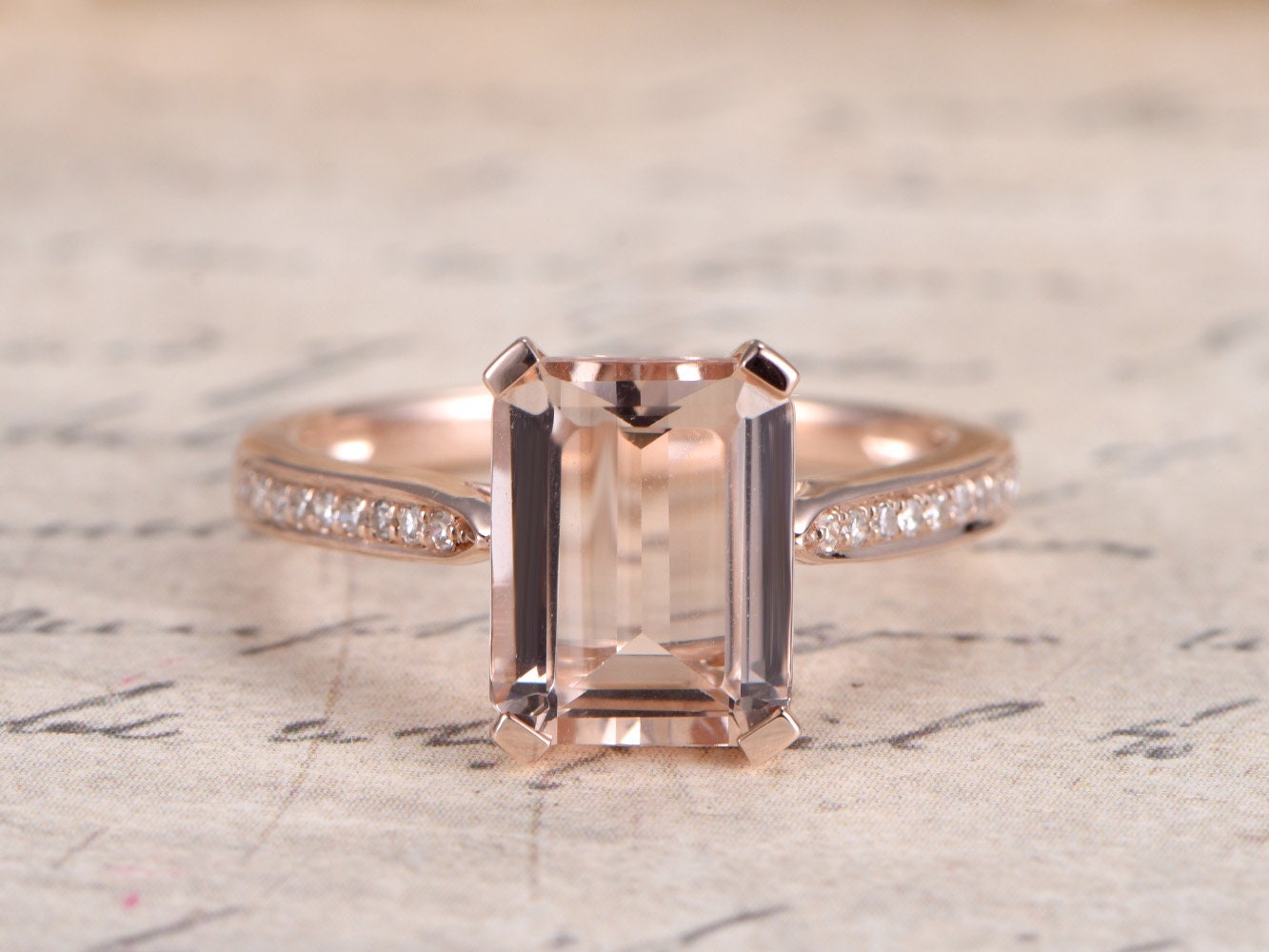 7x9mm-emerald-cut-morganite-engagement-ring-14k-rose-gold-diamond-pave-setting-half-eternity