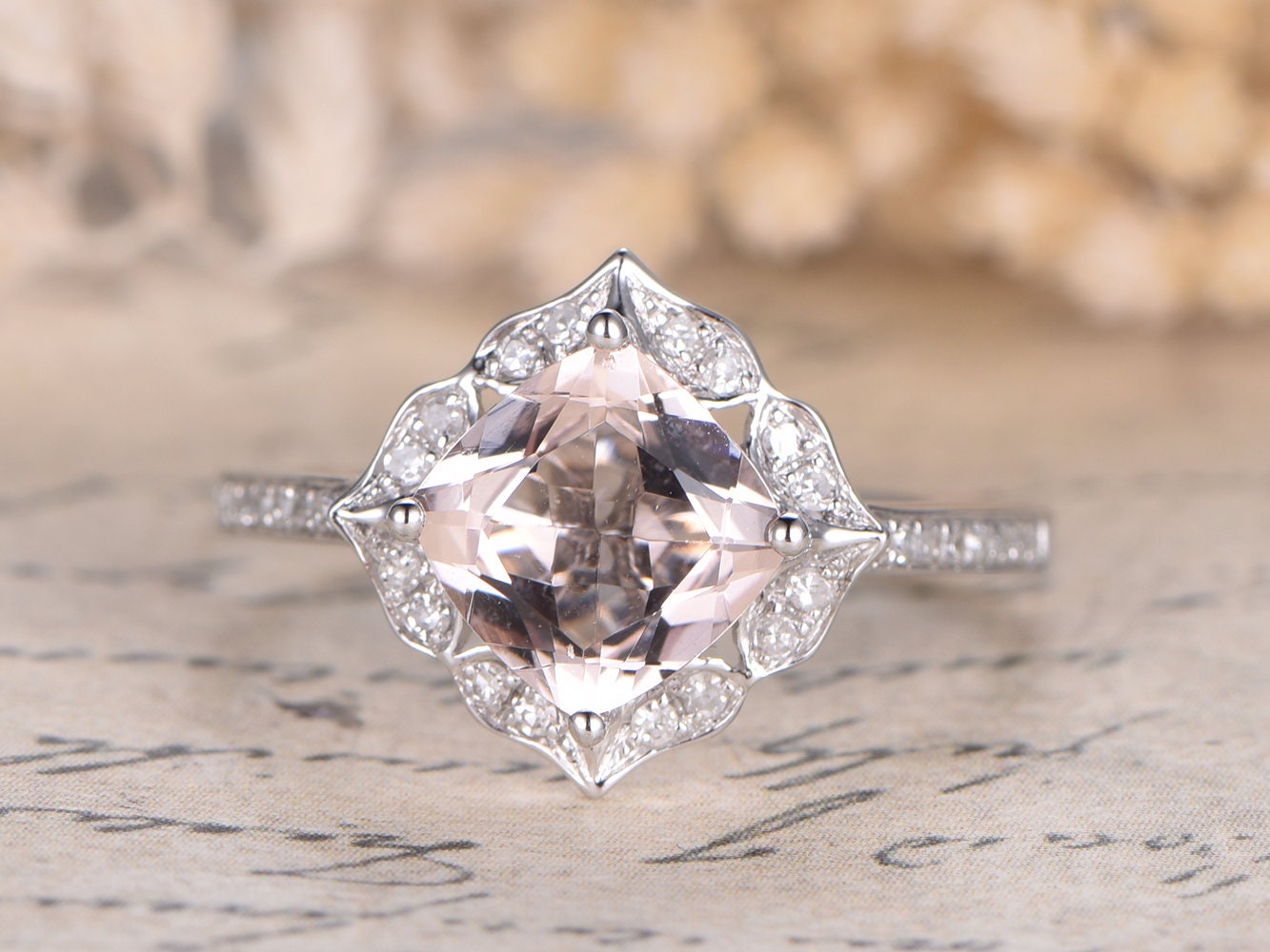 7mm-cushion-cut-morganite-engagement-ring-14k-white-gold-diamond-art-deco-halo
