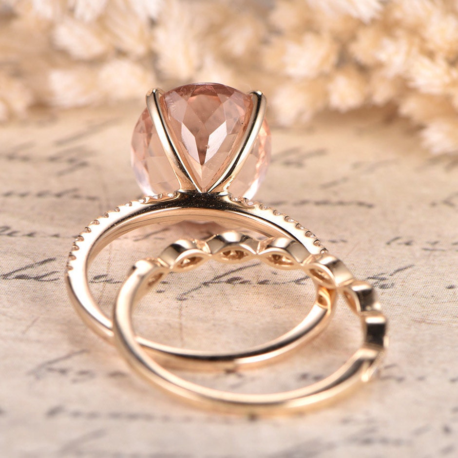 10x12-oval-cut-morganite-engagement-ring-set-2pcs-14k-rose-gold-diamond-art-deco-band-solitaire