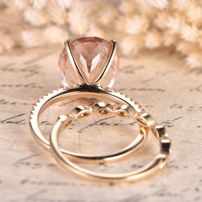 10x12-oval-cut-morganite-engagement-ring-set-2pcs-14k-rose-gold-diamond-art-deco-band-solitaire