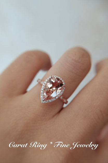 8x12mm-pear-cut-morganite-engagement-ring-rose-gold-morganite-ring-tear-drop-ring-art-deco-marquise-band-bridal-ring-for-her