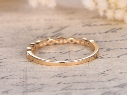 diamond-wedding-band-14k-yellow-gold-half-eternity-band-art-deco-design
