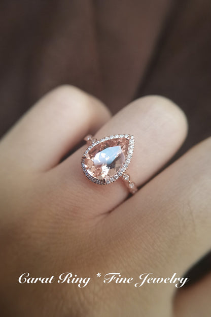 8x12mm-pear-cut-morganite-engagement-ring-rose-gold-morganite-ring-tear-drop-ring-art-deco-marquise-band-bridal-ring-for-her