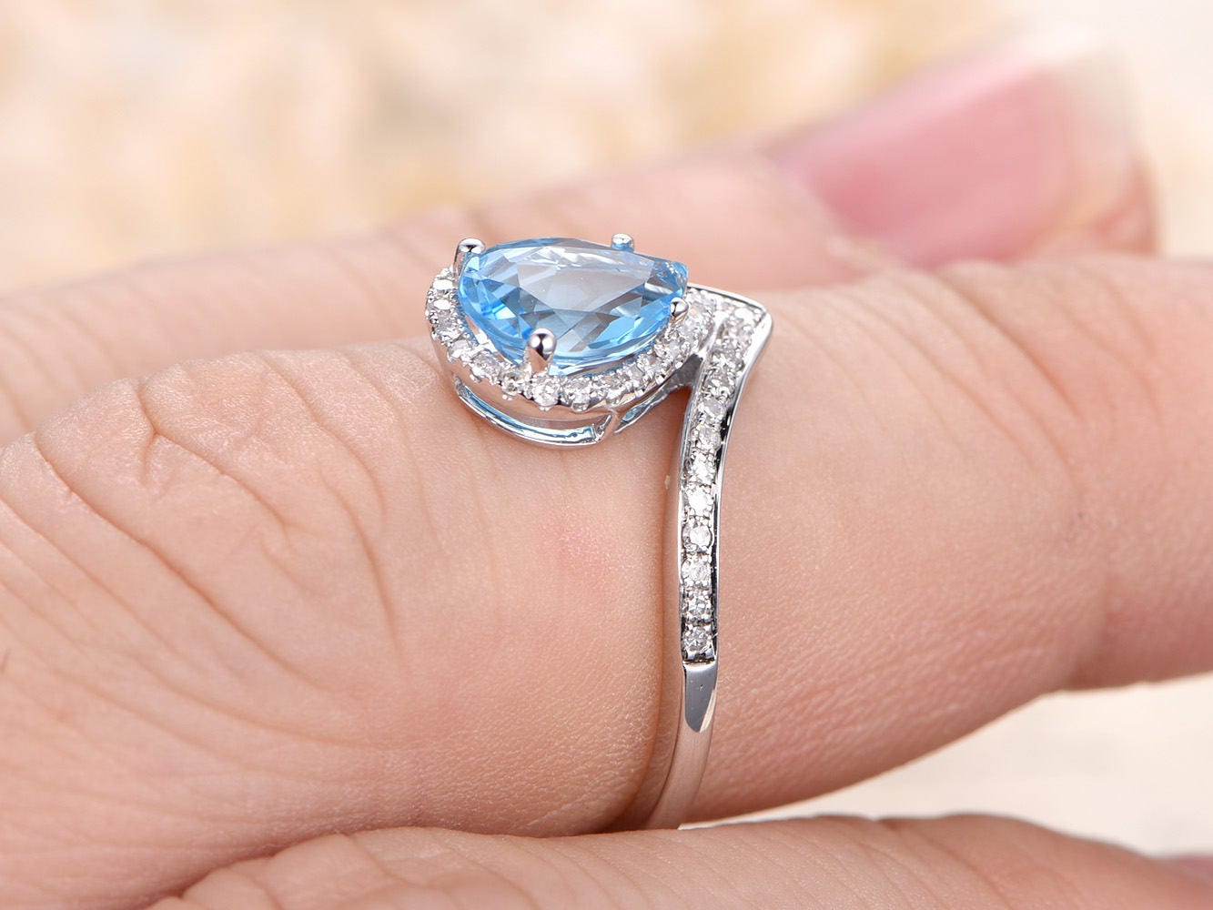 5x7mm-pear-cut-topaz-engagement-ring-solid-14k-white-gold-diamond-curved-v-design