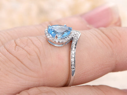 5x7mm-pear-cut-topaz-engagement-ring-solid-14k-white-gold-diamond-curved-v-design