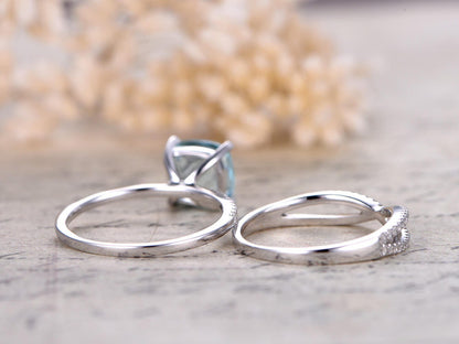 8mm-cushion-cut-aquamarine-engagement-ring-set-2pcs-14k-white-gold-diamond-half-eternity-solitaire-infinity-matching-band