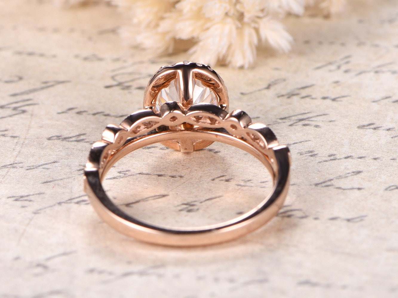 6x8mm-oval-cut-moissanite-engagement-ring-set-2pcs-14k-rose-gold-diamond-halo-hal-art-deco-matching-band