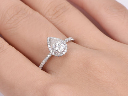 5x7mm-pear-cut-moissanite-engagement-ring-14k-white-gold-diamond-halo-half-eternity