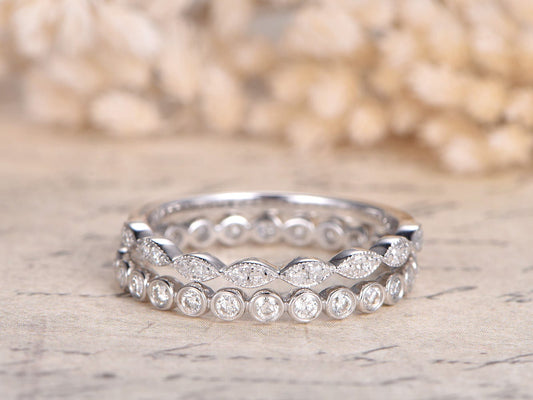 2pcs-diamond-wedding-band-14k-white-gold-art-deco-design
