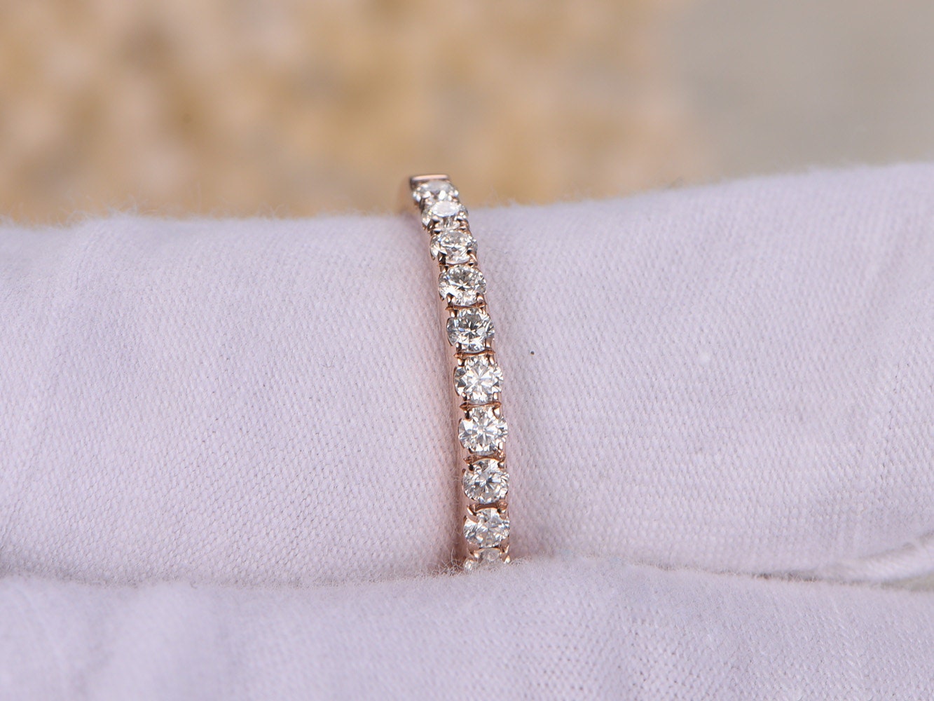 2mm-round-moissanite-14k-rose-gold-wedding-band-half-eternity-ring-pave-setting