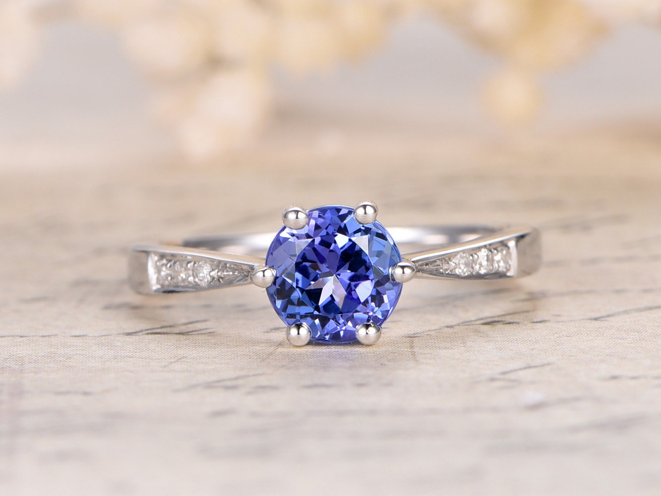 1.15ct-round-cut-tanzanite-engagement-ring-14k-white-gold-blue-gemstone-6-prongs-design-diamond-band