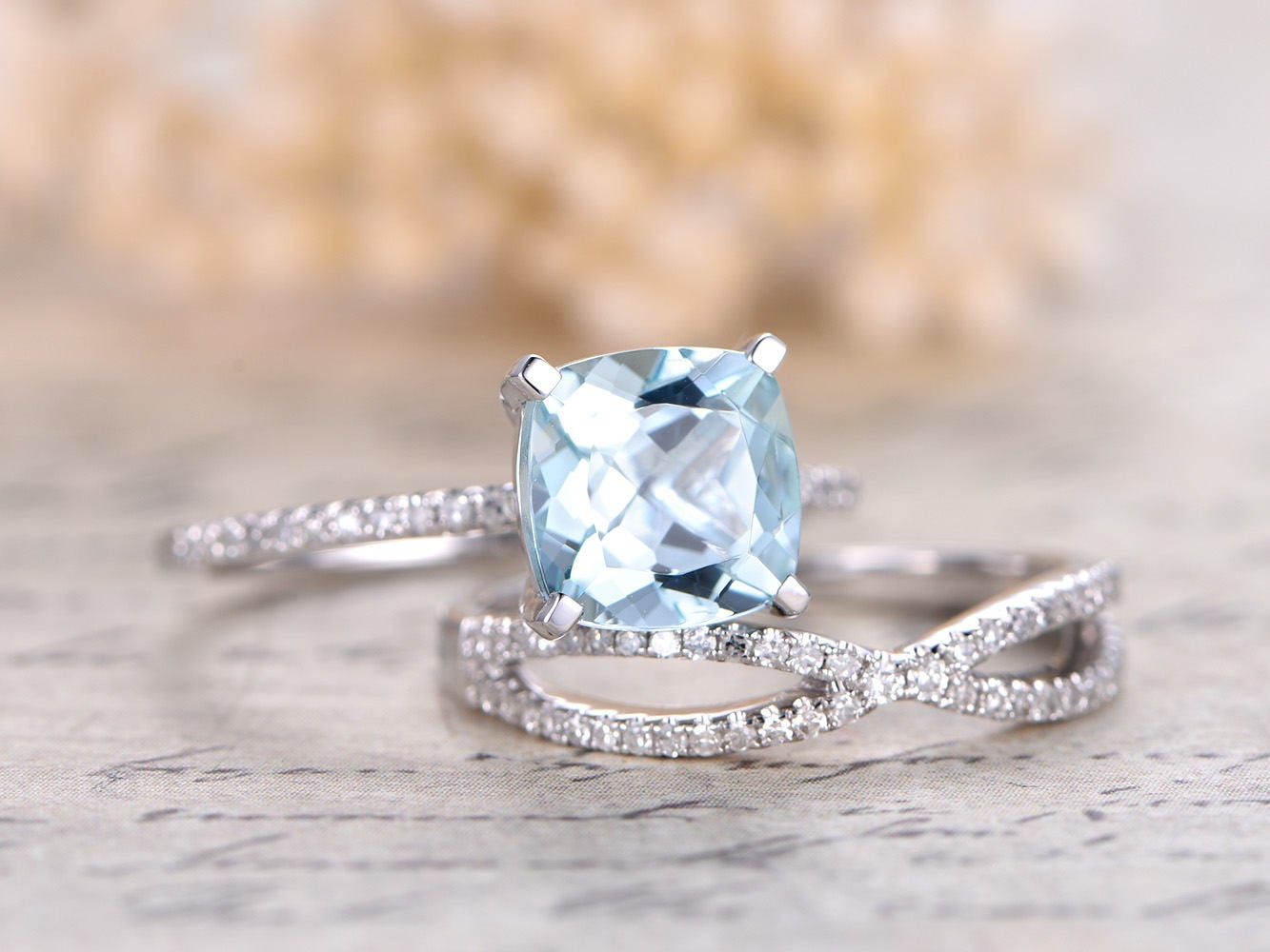 8mm-cushion-cut-aquamarine-engagement-ring-set-2pcs-14k-white-gold-diamond-half-eternity-solitaire-infinity-matching-band