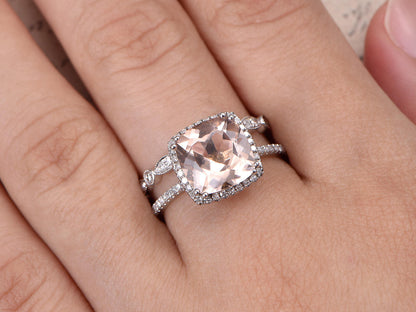 9mm-cushion-cut-morganite-engagement-ring-set-2pcs-14k-white-gold-diamond-halo-art-deco-band