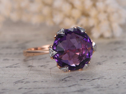 12mm-round-cut-amethyst-engagement-ring-14k-rose-gold-and-white-gold-diamond-accent-february-birthstone-plain-band