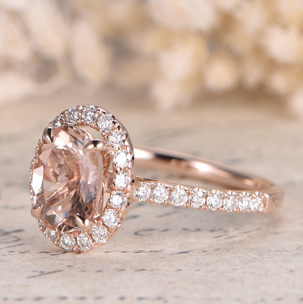 6x8mm-oval-cut-morganite-engagement-ring-vintage-14k-rose-gold-diamond-halo-half-eternity