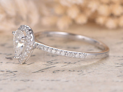 5x7mm-pear-cut-moissanite-engagement-ring-14k-white-gold-diamond-halo-half-eternity