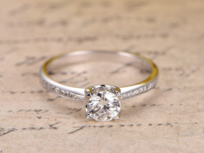 5mm-round-cut-moissanite-engagement-ring-14k-white-gold-half-eternity-diamond-band-solitaire